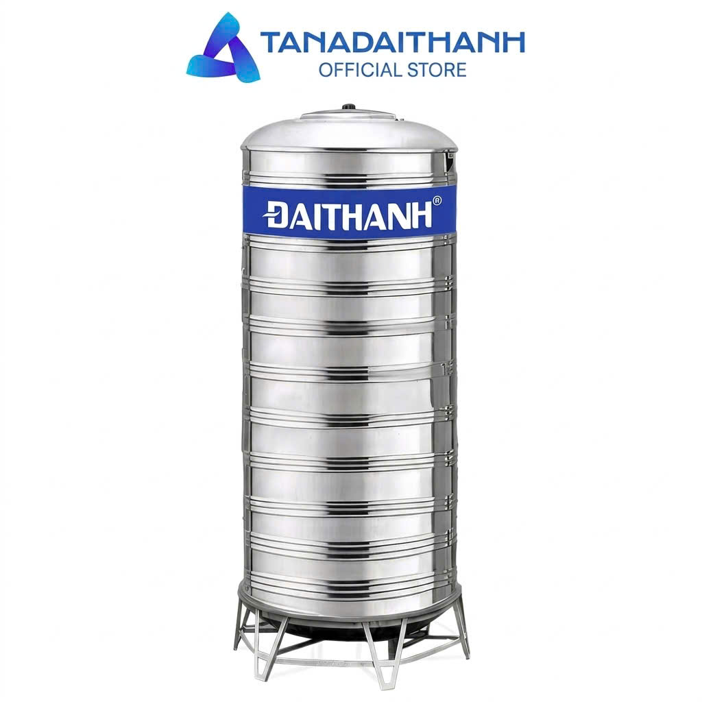 Bồn Nước Inox Đại Thành 7.000L Đứng - SUS 304