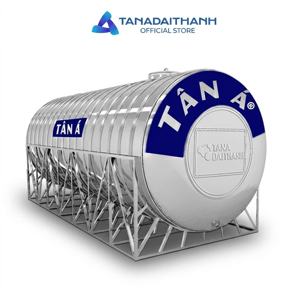 Bồn Nước Inox Tân Á 15.000L Ngang - SUS 304